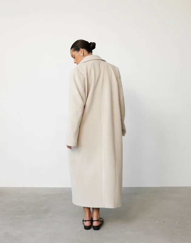 Abbey Trench Coat (Latte)