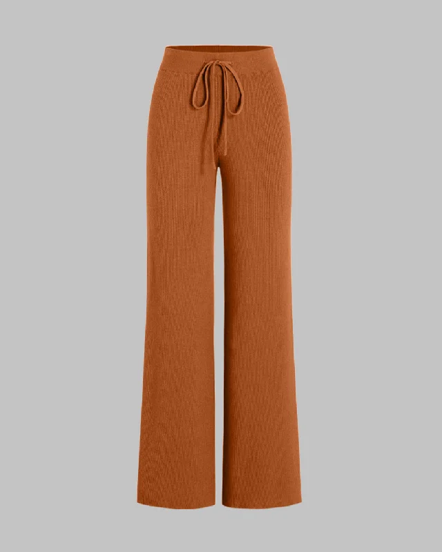 burnt-orange-summer-ribbed-top-trouser-coord-set