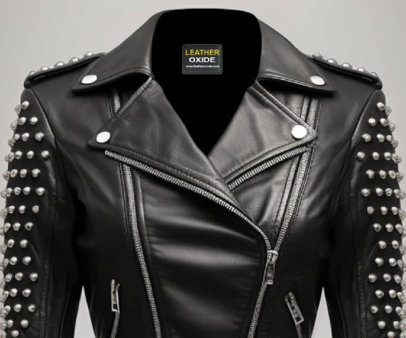 Cressida Black leather biker Jacket