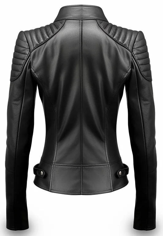 Lucinda Black Leather Stylish Jacket