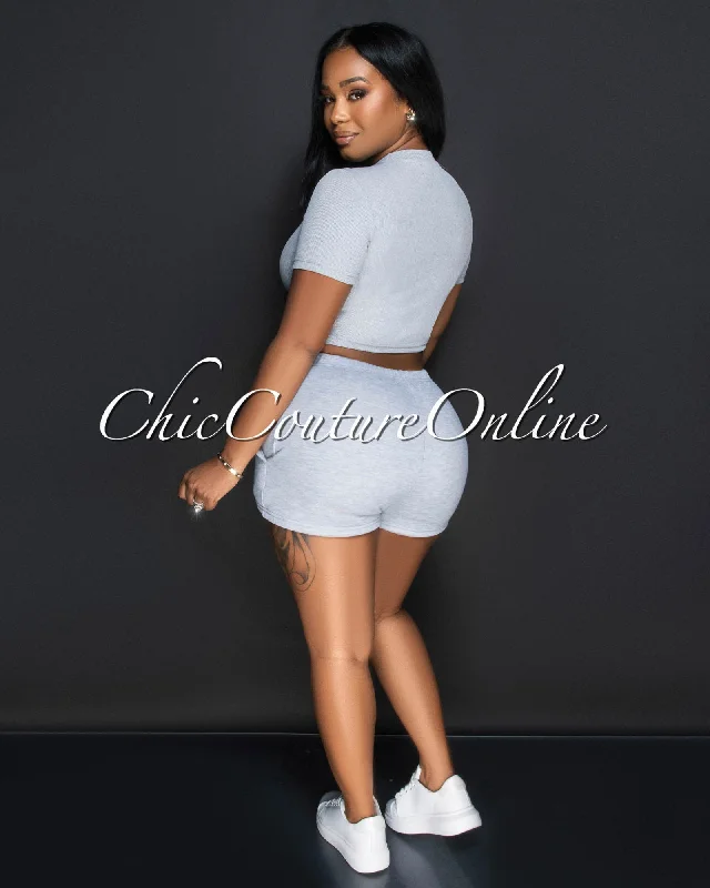 monola-grey-ribbed-crop-top-shorts-set