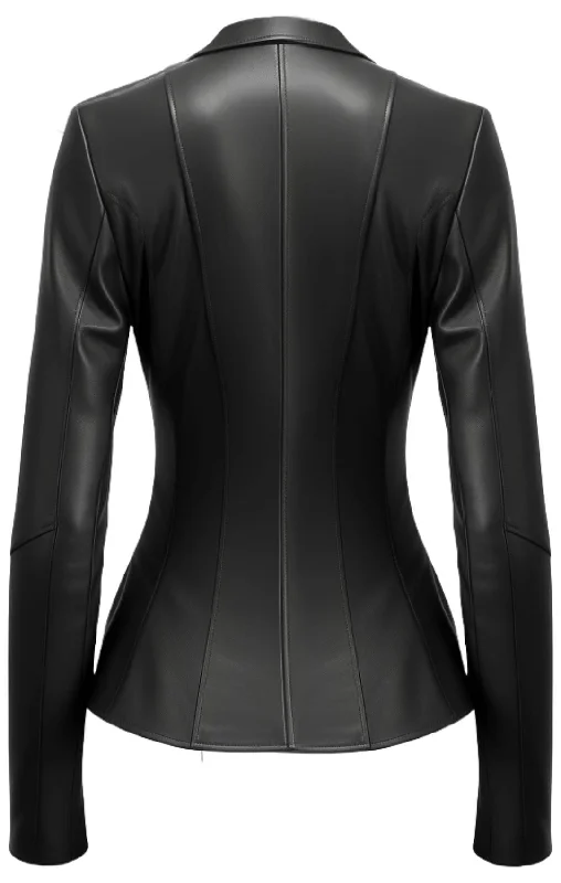 Black Rebel Black Women Leather Jacket Blazer