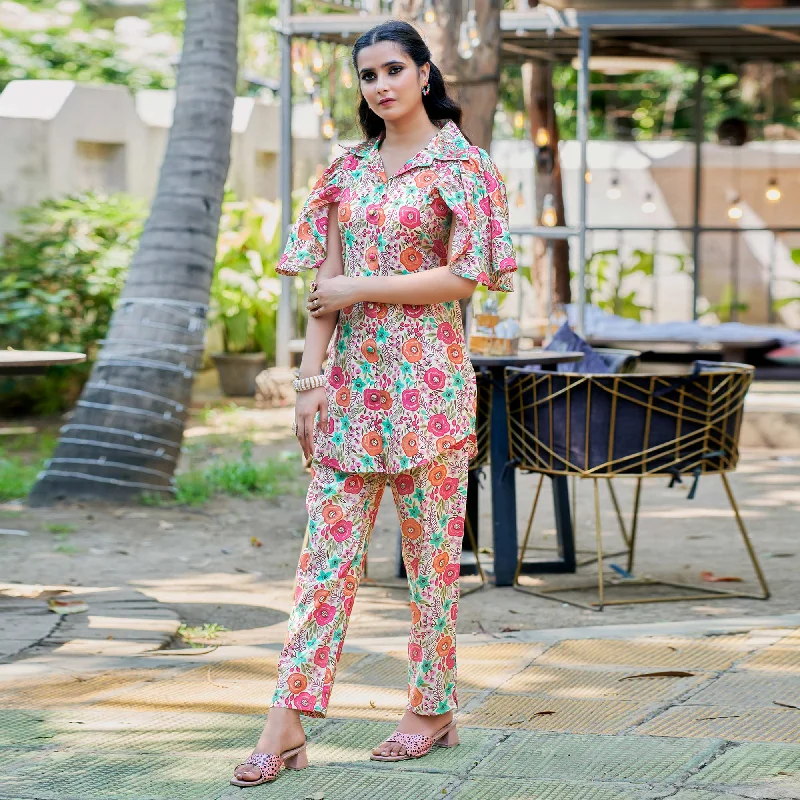 off-white-peach-floral-foil-printed-chanderi-silk-co-ord-set