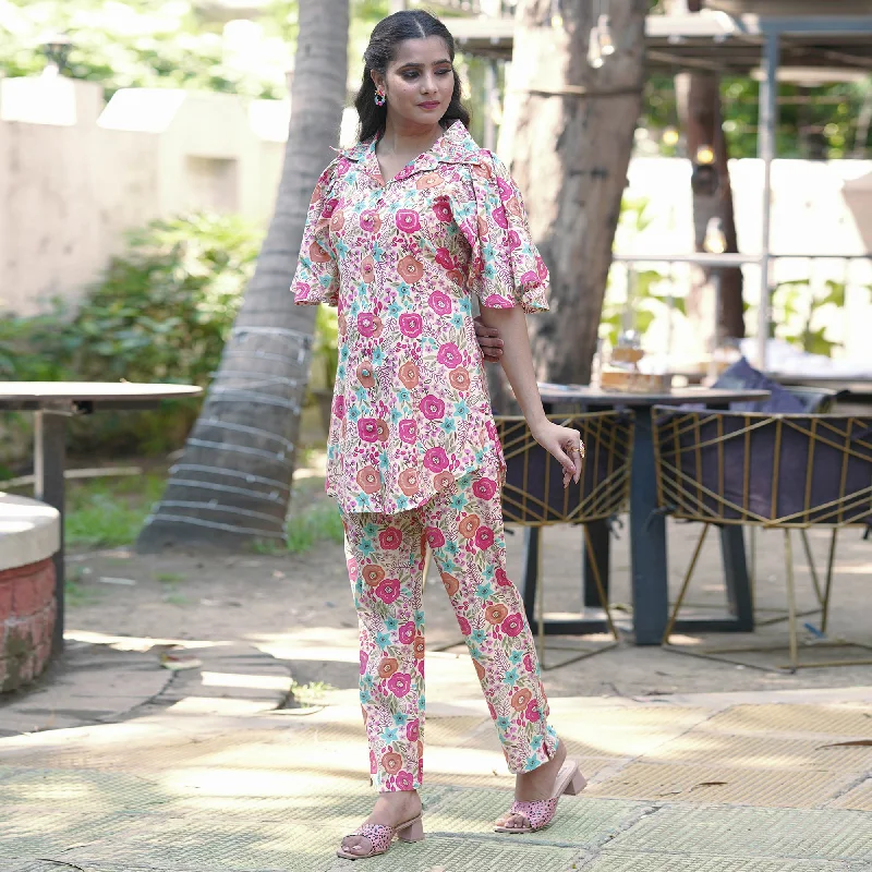 off-white-peach-floral-foil-printed-chanderi-silk-co-ord-set