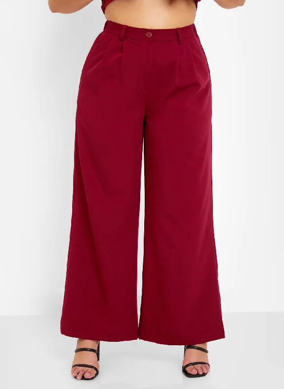 office-babe-wide-leg-trousers-burgundy