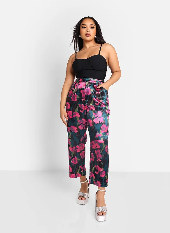 venus-floral-print-satin-cigarette-pants