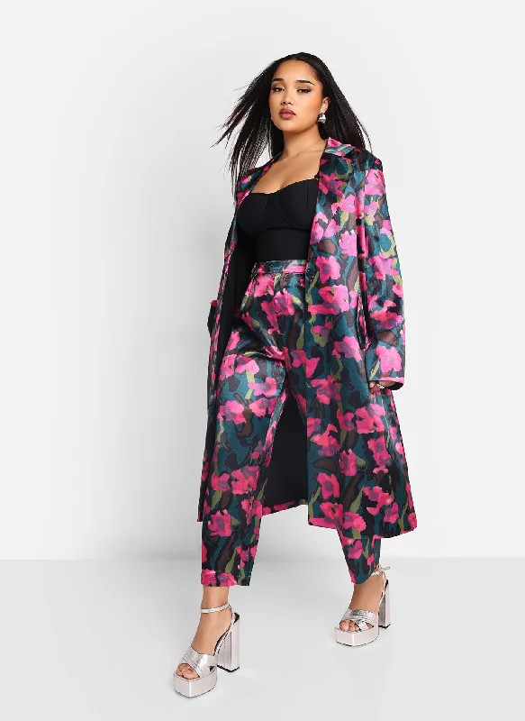 venus-floral-print-satin-longline-blazer