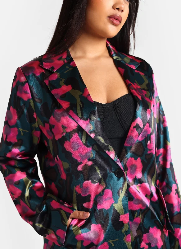 venus-floral-print-satin-longline-blazer