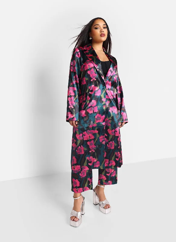 venus-floral-print-satin-longline-blazer