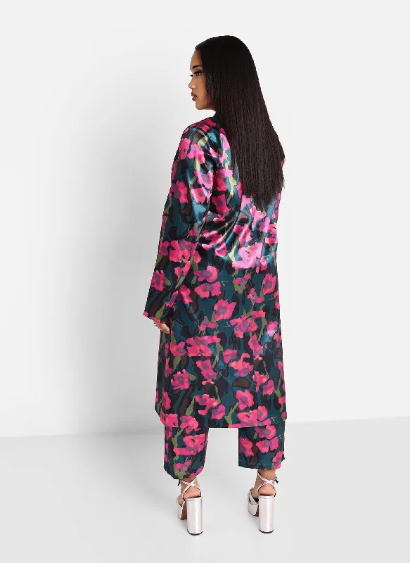 venus-floral-print-satin-longline-blazer