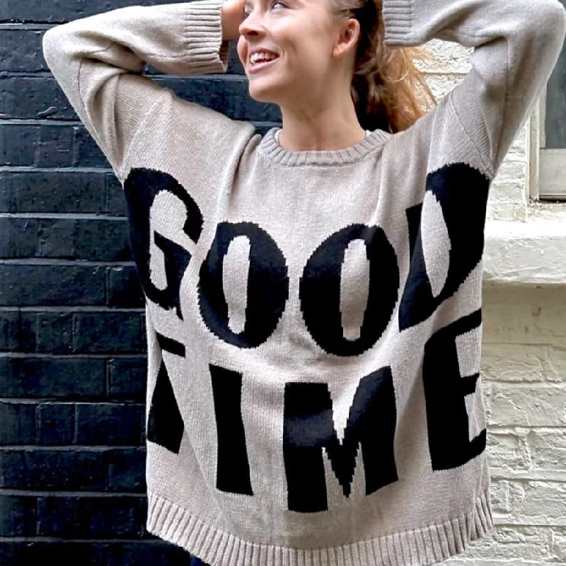 Good Times Oversized Cotton Sweater