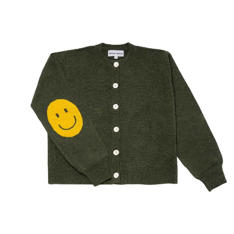 Smile Patch Cardigan