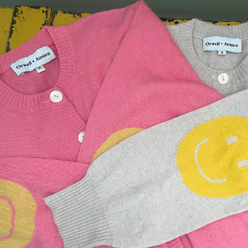 Smile Patch Cardigan