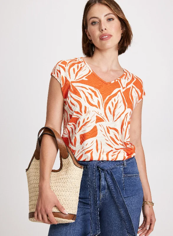 Laura / Orange Pattern / L