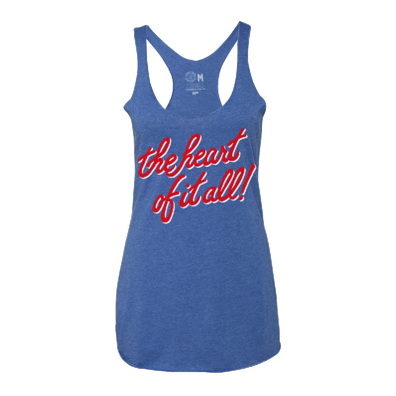 HEART OF IT ALL SCRIPT / BLUE RACERBACK TANK