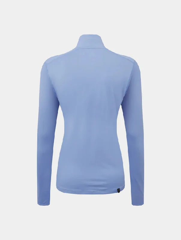 Life Practice 1/2 Zip Top | Lake Blue/Vanilla | Womens