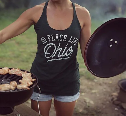 NO PLACE LIKE OHIO RACERBACK TANK