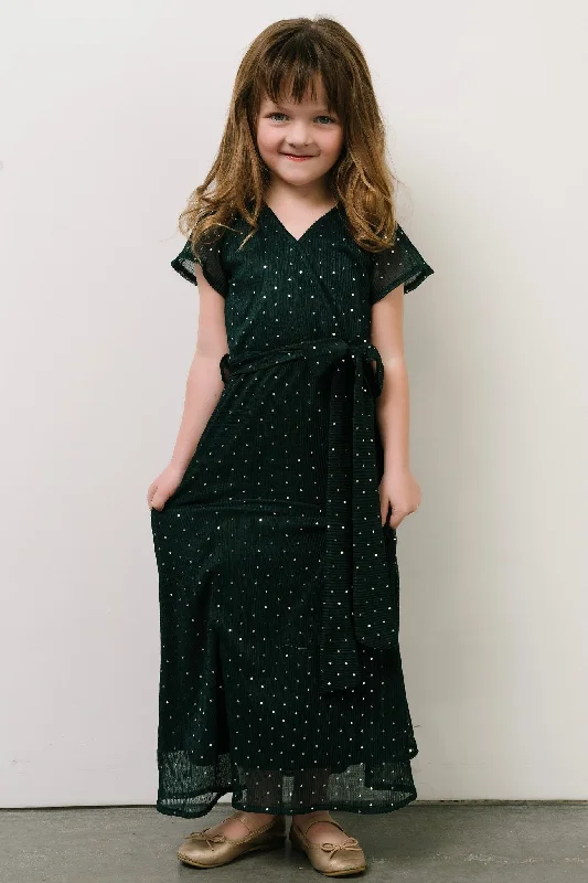 Child Grace Sparkle Gown | Emerald