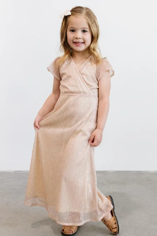 Toddler Grace Sparkle Gown | Champagne