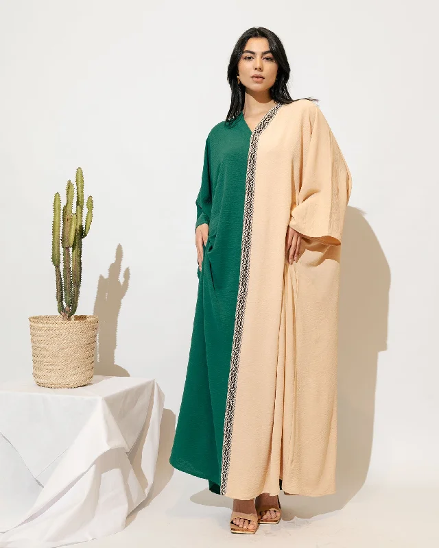 Bi-Tone Abaya - Leocansa