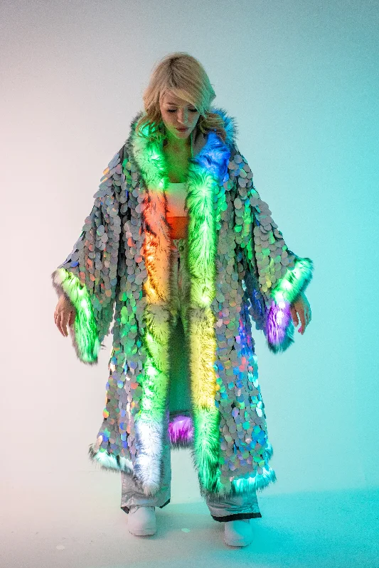 LED Big Bling Sequin Kimono in 