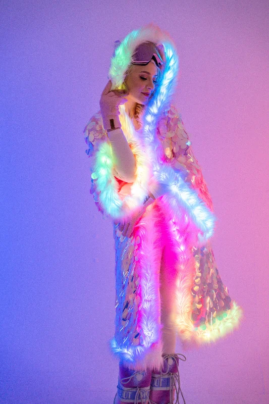 LED Big Bling Sequin Kimono in 