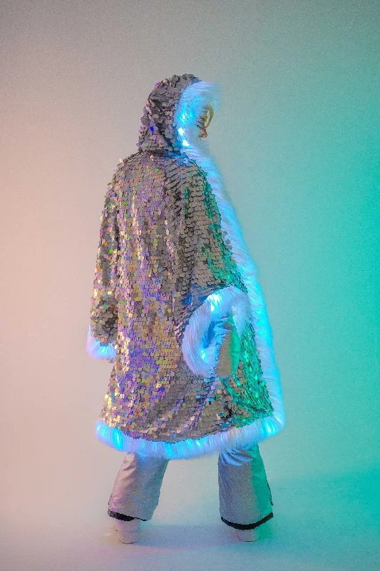 LED Big Bling Sequin Kimono in 