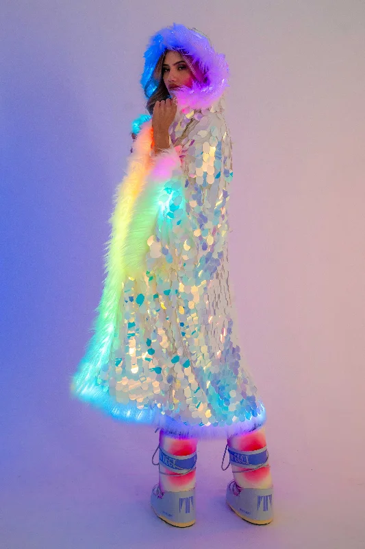 LED Big Bling Sequin Kimono in 