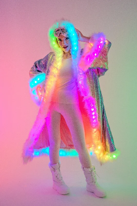 LED Tiny Twinkle Sequin Kimono in 