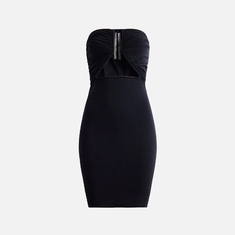 Rick Owens Jersey Prong Mini Dress - Black