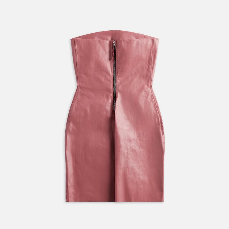 Rick Owens Denim Bustier Mini Dress - Thulian