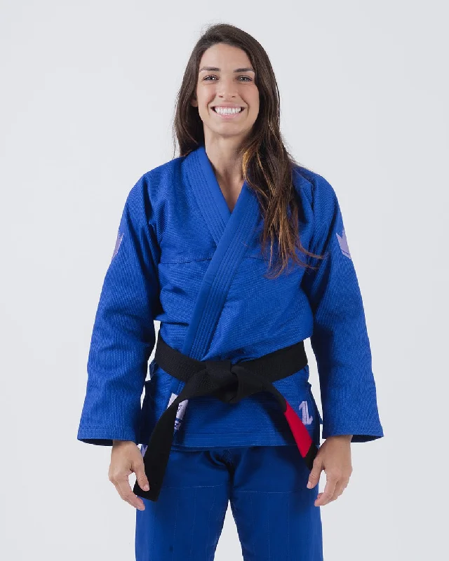 The ONE Womens Jiu Jitsu Gi - Blue/Lavender - FREE White Belt