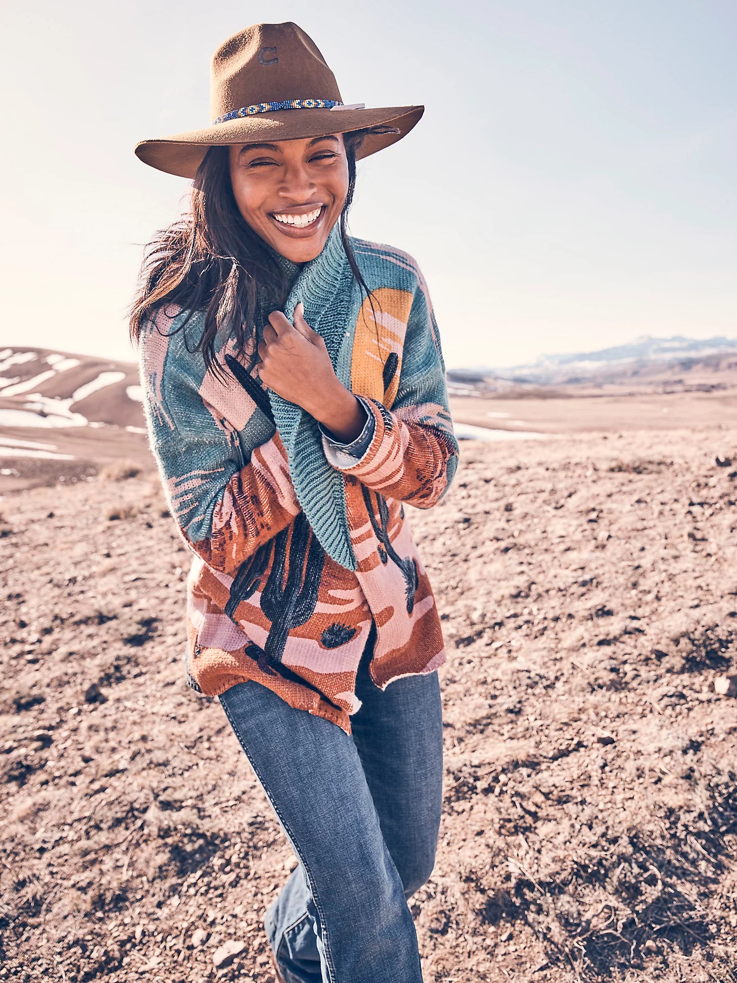 Wrangler Retro Women's Multicolor Desert Cardigan