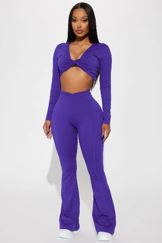 Amara Active Leggings - Plum