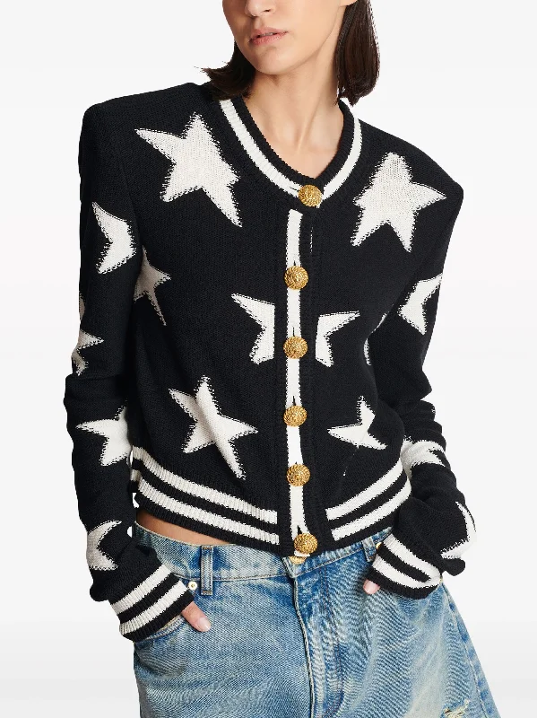 balmain-buttonned-knit-stars-cropped-cardigan-cardigans-600043845blk