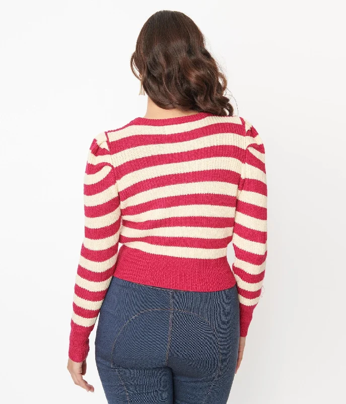 berry-pink-cream-stripe-sweater