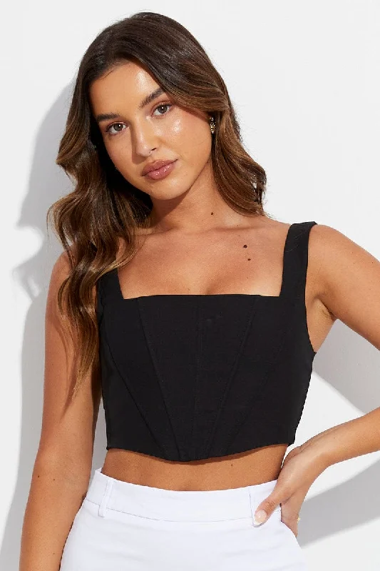 black-corset-top-sleeveless-square-neck-crop-structured-wcc1158-47wb