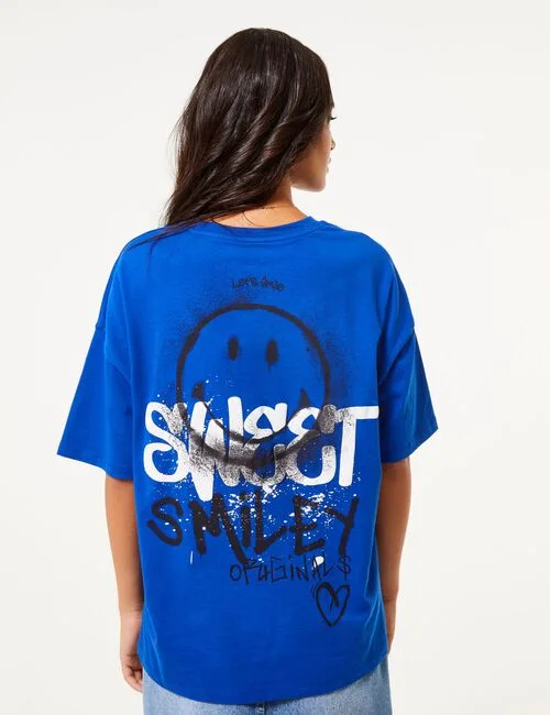 Blue Oversize T-Shirt