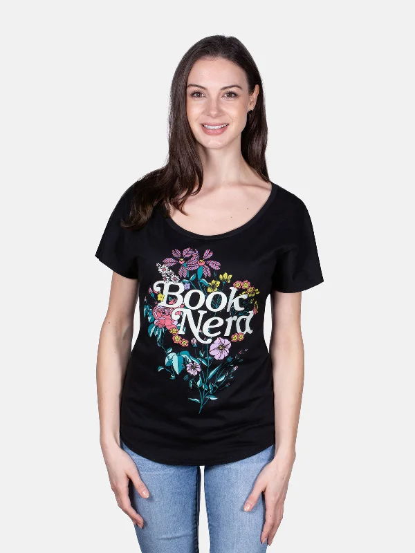 book-nerd-floral-womens-relaxed-fit-t-shirt