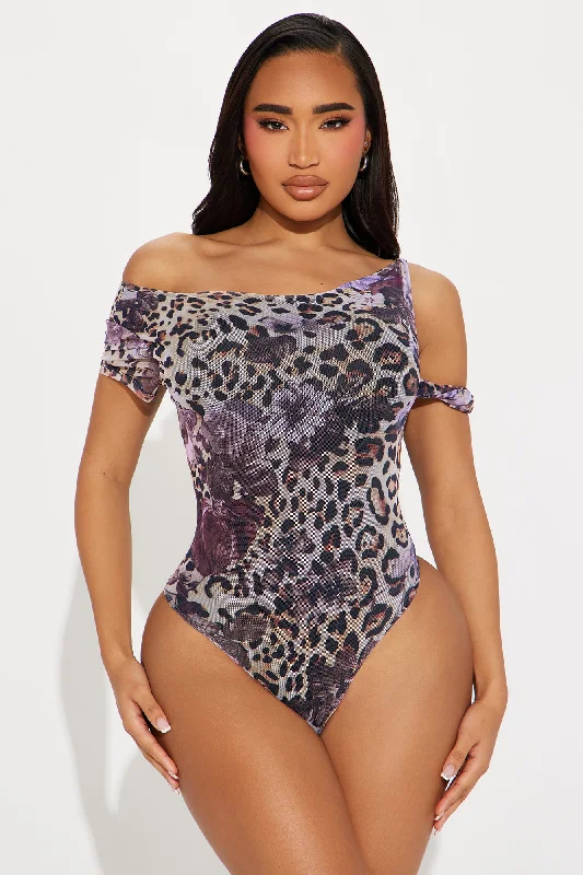 Catarina Mesh Bodysuit - Leopard