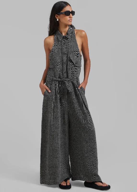 clayton-halter-jumpsuit-black-melange