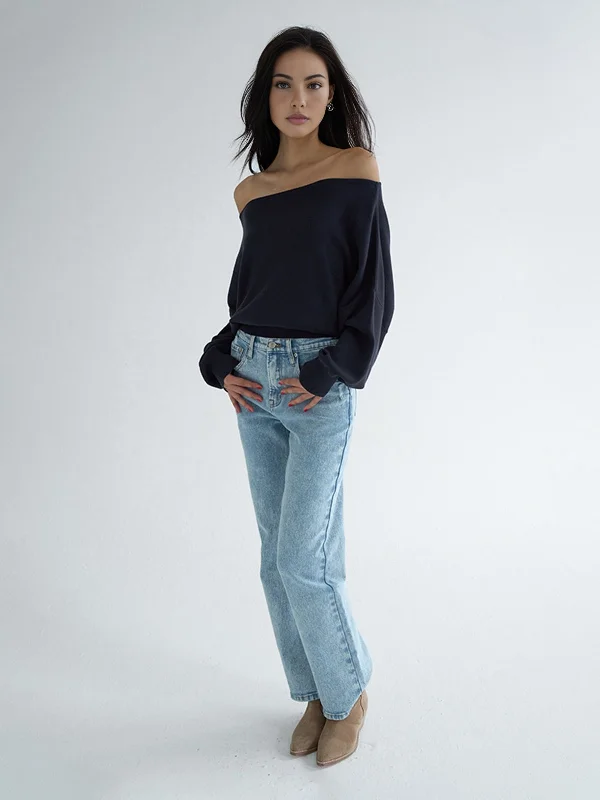 cold-shoulder-bishop-sleeve-sweater