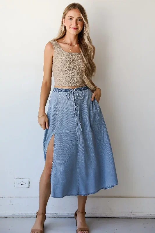 distinct-style-denim-midi-skirt