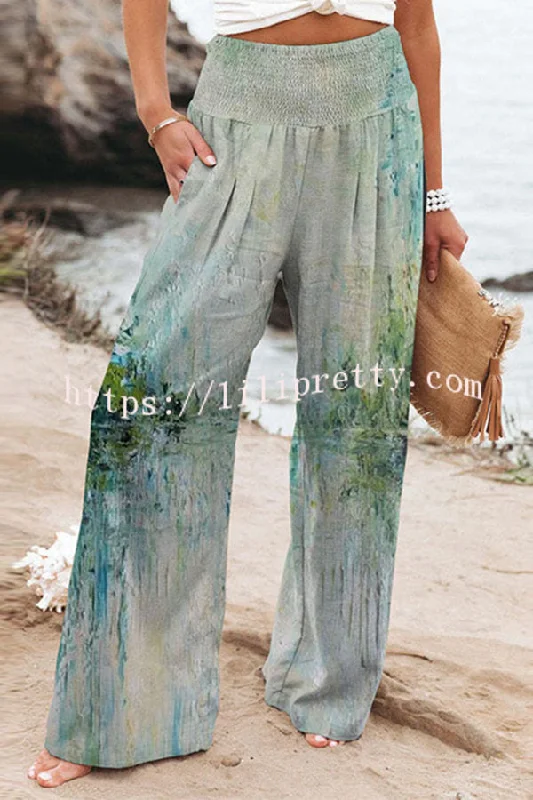 finn-printed-high-rise-smocked-waist-pocketed-wide-leg-pants