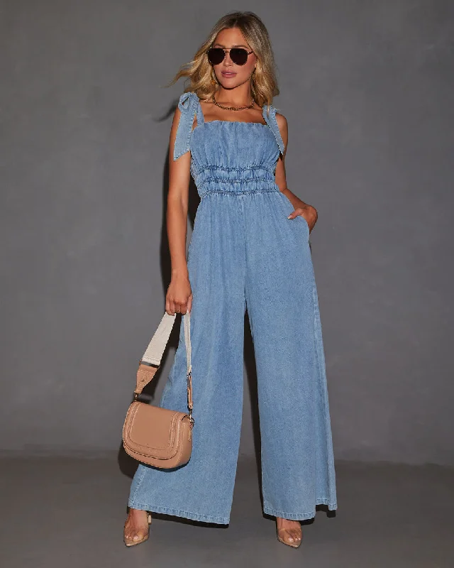 fitted-waist-denim-jumpsuit