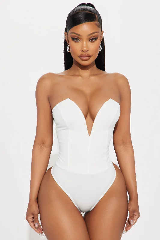 French Kiss Bodysuit - White