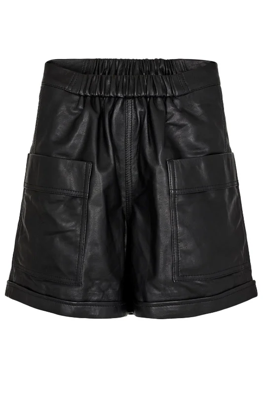 gossia-thillago-leather-shorts-black