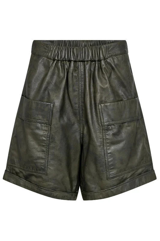 gossia-thillago-leather-shorts-dark-army