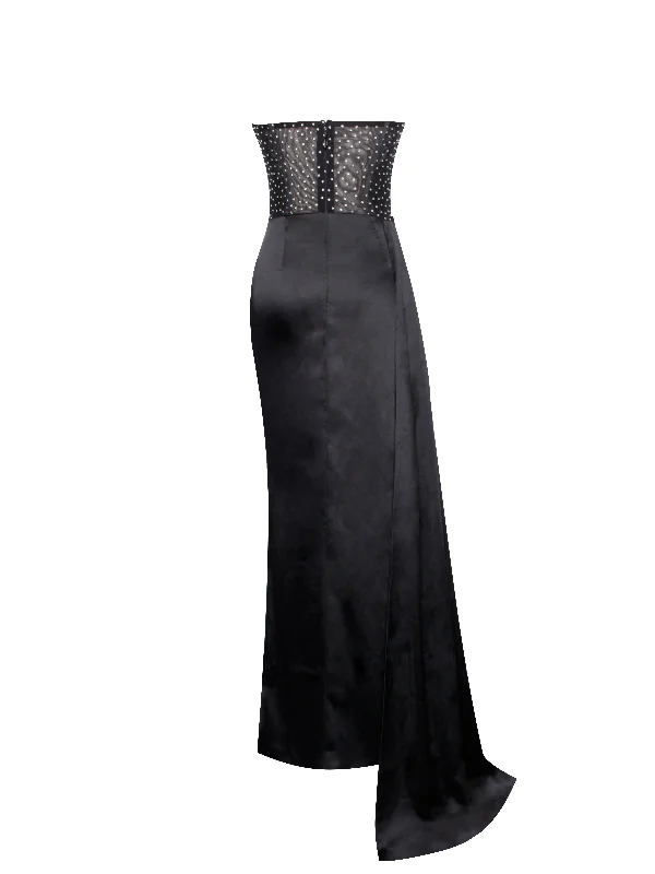 holly-black-crystallized-corset-high-slit-satin-gown