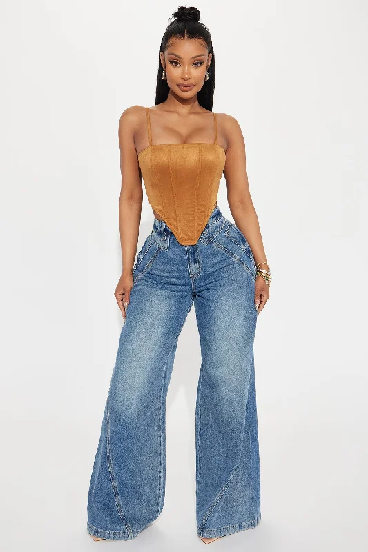 howdy-faux-suede-corset-top-camel